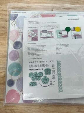 NWT Close to My Heart Life’s A Hoot Card Making Kit with Stamps and Thin Cuts